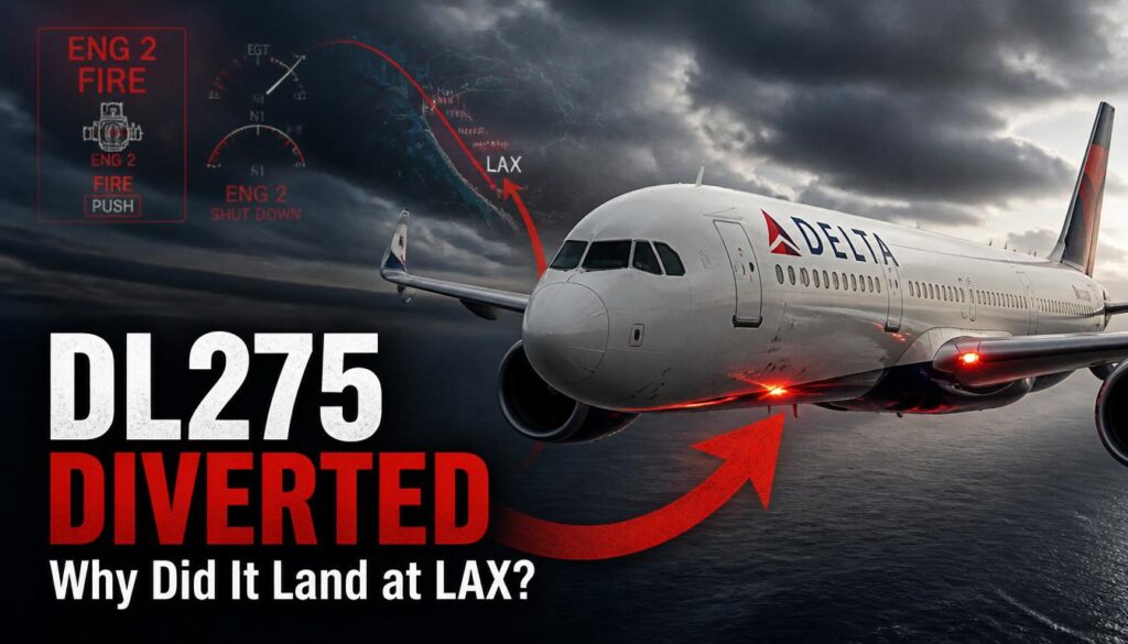 Delta Flight DL275 Diverted LAX: Full Story & Reason Explained