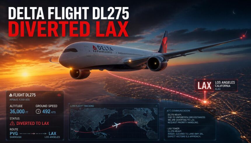 Delta Flight DL275 Diverted LAX: Full Story & Reason Explained