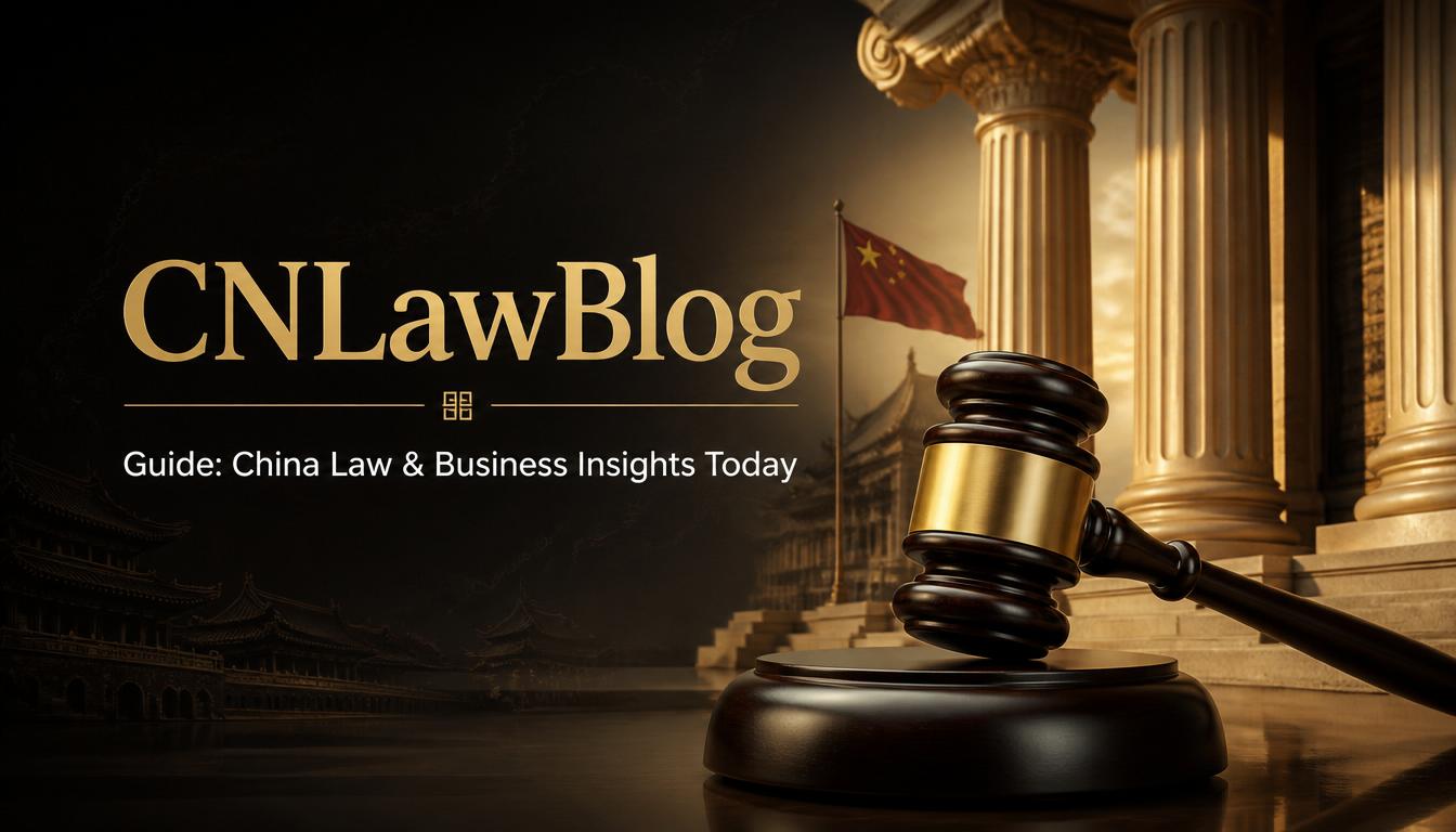 CNLawBlog Guide: China Law & Business Insights Today