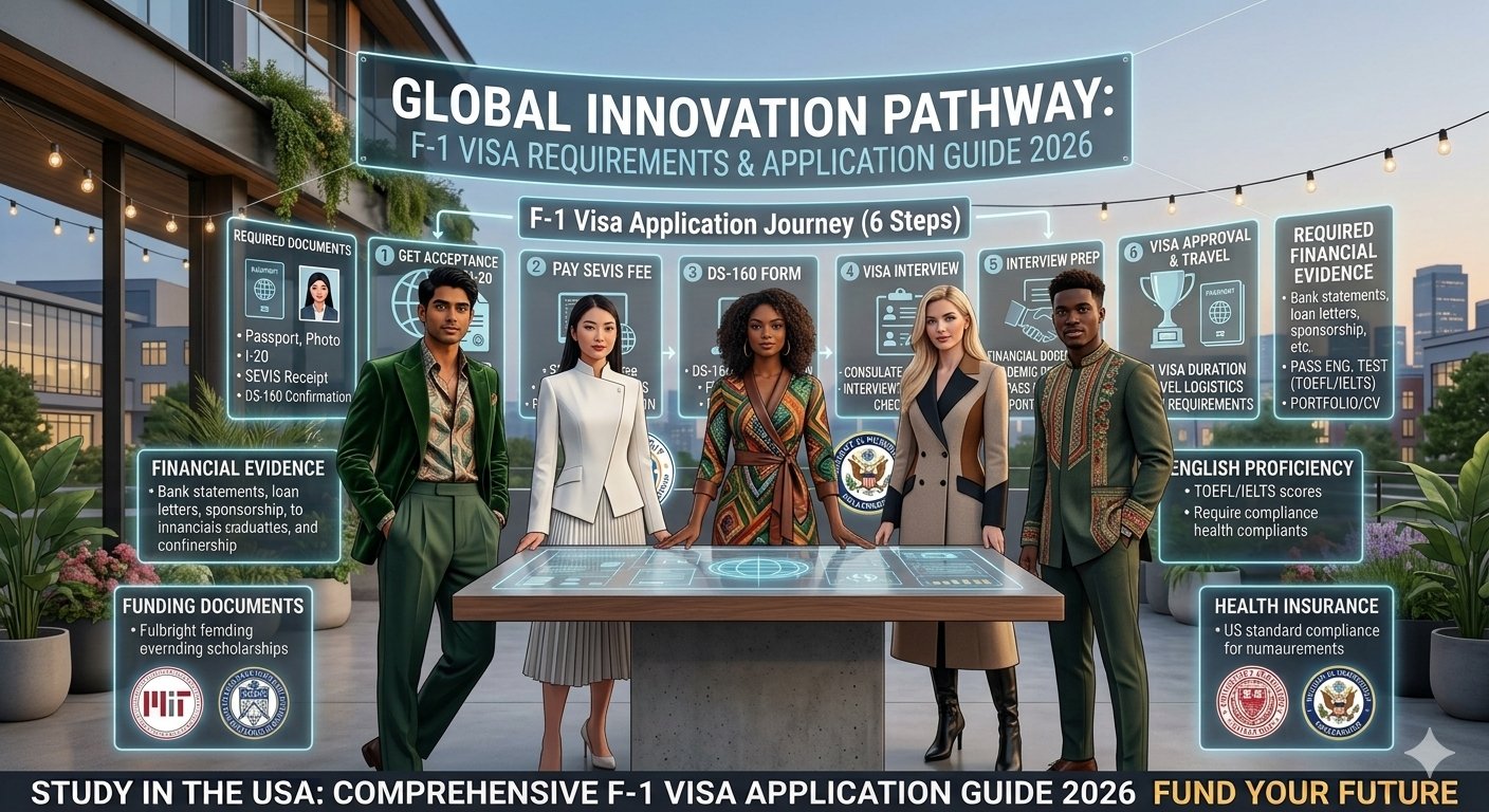 USA Student Visa 2026: F-1 Visa Requirements & Aplication Guide
